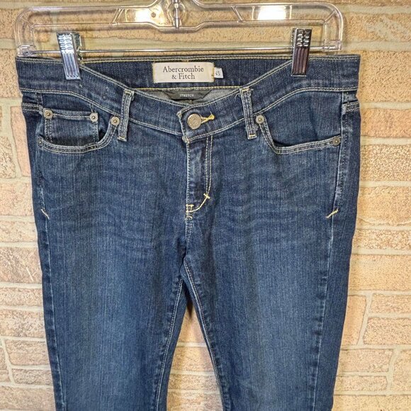 Abercrombie & Fitch Jeans Womens Emma Bootcut Stretch Size 4S - Picture 2 of 5